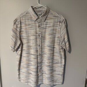 ROWM Men’s Short Sleeve Button Up Shirt (size Large)